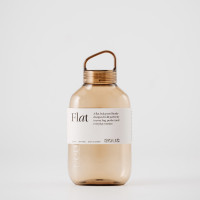 Steklenička Flat 500 ml, Amber