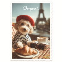 Čestitka Impossible Card, Bonjour IC258