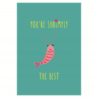Čestitka Yay Card, Shrimply the Best YC074