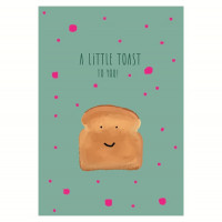 Čestitka Yay Card, A little Toast YC075