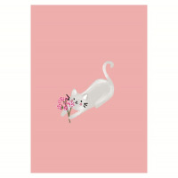 Čestitka Yay Card, Cat Flowers YC086