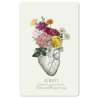 Čestitka – kartica, Flower Heart