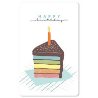 Čestitka – kartica, Chocolate Cake