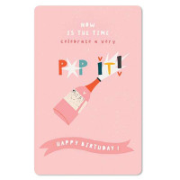 Čestitka – kartica, Pop it, happy birthday
