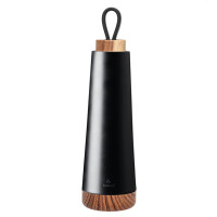 Izolirana steklenička za vodo Bioloco Loop 500 ml, mat črna