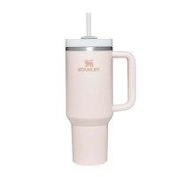 Izolirana steklenička s slamico The Quencher H2.0 Travel Tumbler, 1,18 litra - rožnata