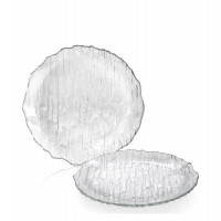 Stekleni krožnik Hrast, 22 cm