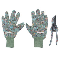2-delni vrtni set William Morris (rokavice + škarje)