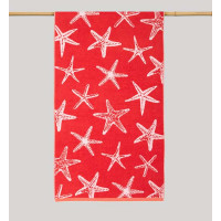 Brisača za na plažo 75 x 150 cm, morske zvezde