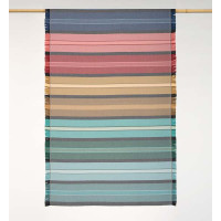 Brisača 180 x 100 + 8 cm, vodoravne barvite črte