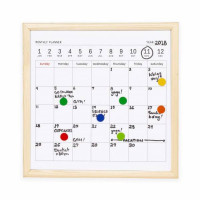 Magnetni koledar - tablica piši - briši, mali