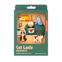 Set 5 magnetov Cat Lady