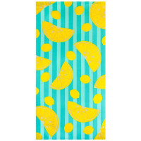 Brisača za na plažo iz mikrovlaken Pop citron 75 x 150 cm
