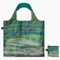 LOQI zložljiva vrečka Claude Monet, The Japanese Footbridge, Recycled