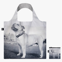 LOQI zložljiva vrečka Eileen Agar, Photograph of Dandy the Bulldog, Recycled