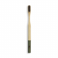 Zobna ščetka iz bambusa (mehka), zelena