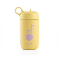 Otroška steklenička s slamico Giraffe, 400 ml