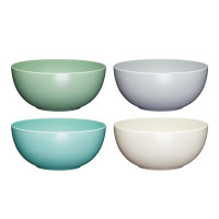 Set 4 barvitih skledic iz melamina 15 cm