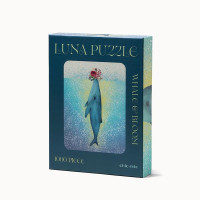 Puzzle Luna, 1.000 kosov - Whale & bloom