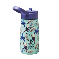 Biorazgradljiva steklenička Bioloco Plant Tiny Traveller 350 ml, Monkey forest
