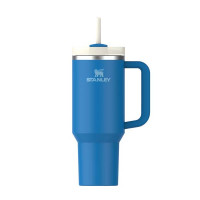 Izolirana steklenička s slamico The Quencher H2.0 Travel Tumbler, 1,18 litra - azurno modra