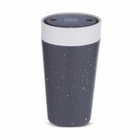 Reciklirani termo lonček Circular 340 ml, Grey and Pebble White