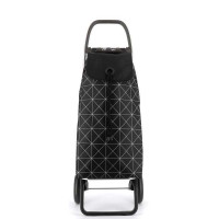 Zložljiv nakupovalni voziček I-Max Star (43 litrov), črn z belim vzorcem