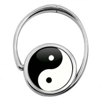 Obešalnik za torbico, yin & yang