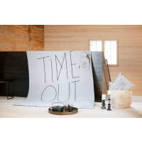 Odeja Savona 150 x 200 cm, "TIME OUT" - siva