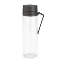 Steklenička Make & Take 0,5 l, temno siva