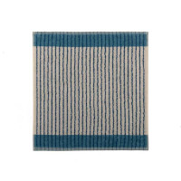 Kuhinjska brisača 50 x 50 cm, črte - turkizna