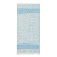 Fouta bombažna brisača Nysa 90 x 175 cm, modra
