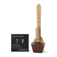 Mlečna vroča čokolada na žlički z okusom Irish cream in Baileys alkoholnim likerjem