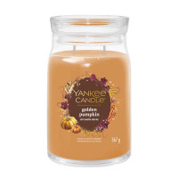Dišeča sveča Yankee Candle Signature, velika - Golden Pumpkin