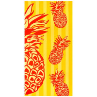 Brisača za na plažo iz mikrovlaken Pop ananas 75 x 150 cm