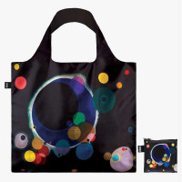 LOQI zložljiva vrečka Wassily Kandinsky, Several Circles, Recycled
