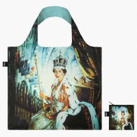 LOQI zložljiva vrečka Cecil Beaton, Queen Elizabeth II, Recycled