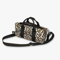 LOQI zložljiva torbica Small Weekender, Leopard Dusk